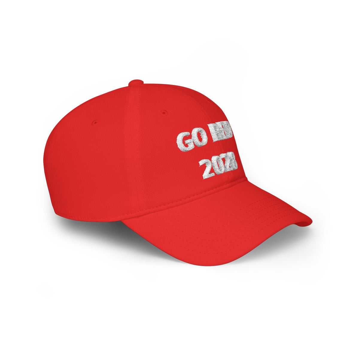 Go Red 2028 Cap — Low Profile Red Baseball Hat