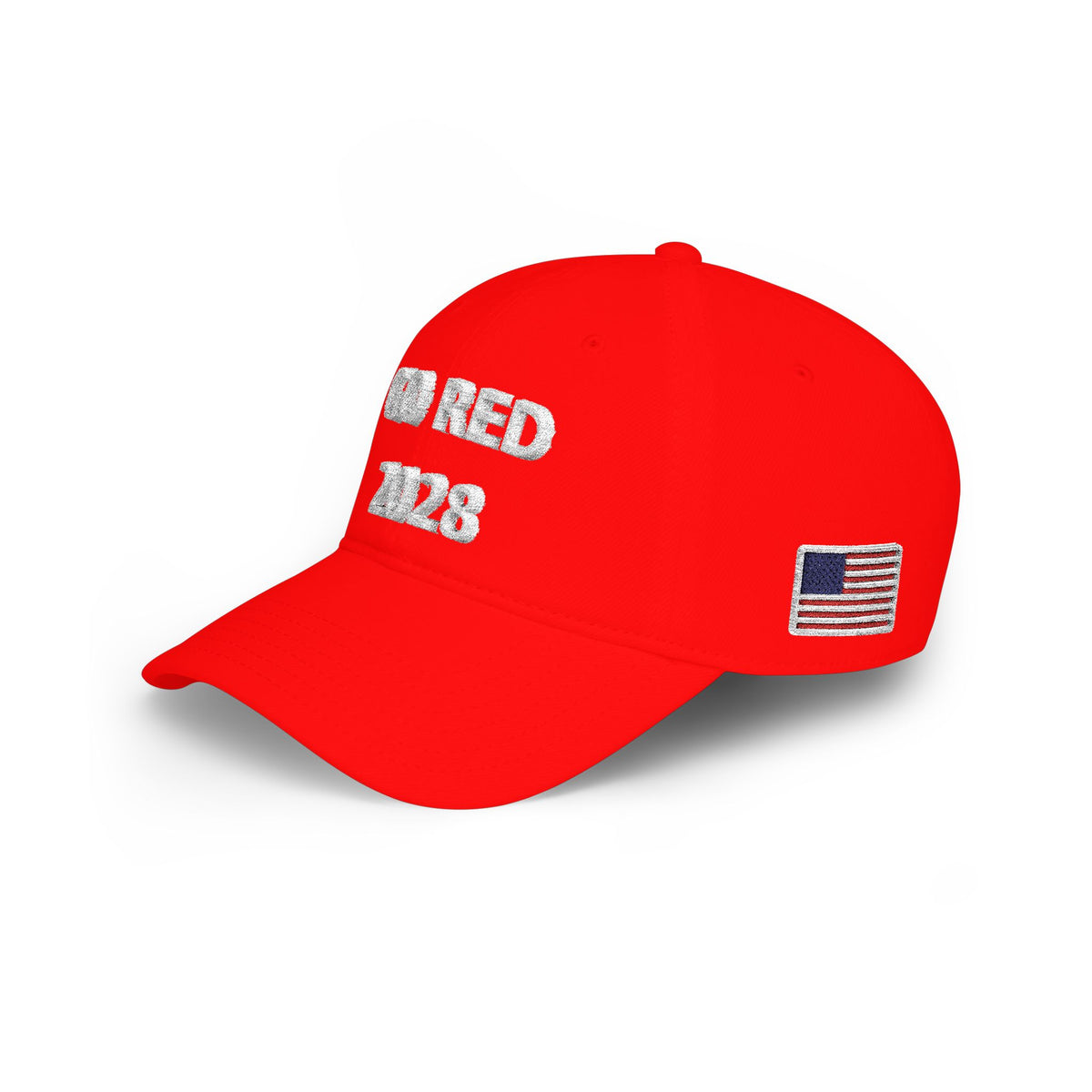 Go Red 2028 Cap — Low Profile Red Baseball Hat